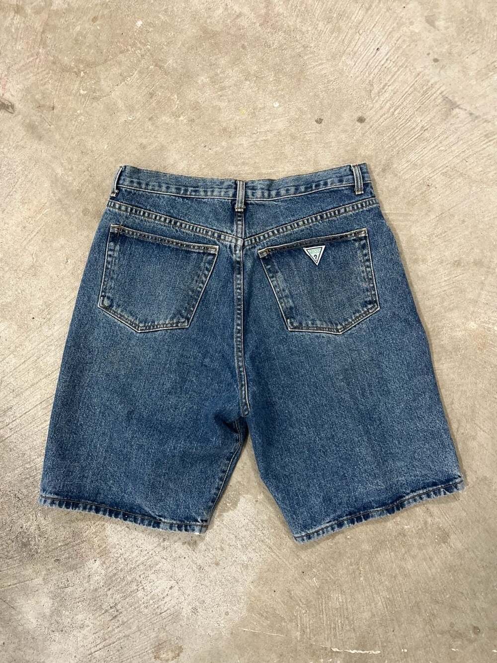 Vintage 90s Guess Jeans USA Men’s 33 Denim Shorts Button Fly Made in USA